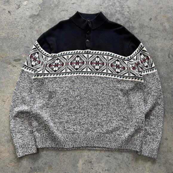 Chaps Ralph Lauren Knit Winter Sweater - Picture 1 of 5